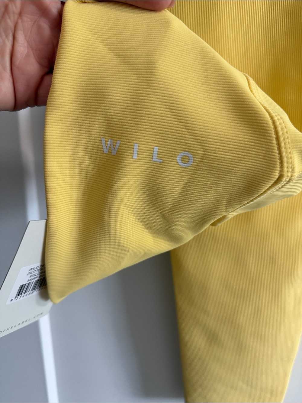 WILO Butter Yellow womens 7/8 Legging -
